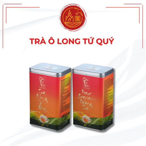 Trà Ô Long Tứ Quý Hộp Thiếc 100g