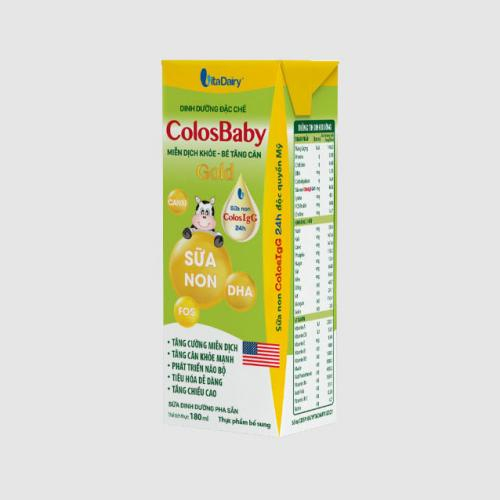 Sữa Bột Pha Sẵn ColosBaby Hộp 180ml (Thùng 48 Hộp)