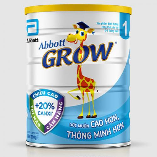 Sữa Bột Abbott Grow 1 Lon 900gr (0-6 Tháng)