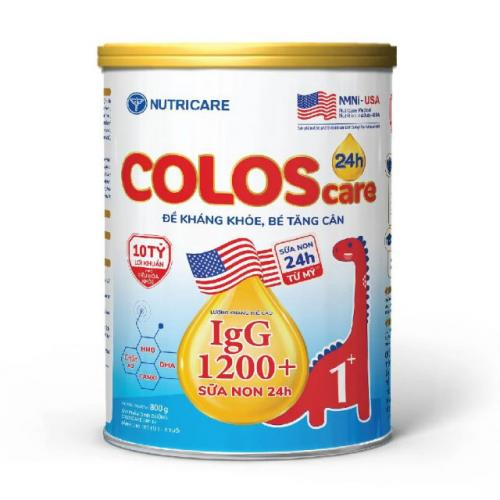 Sữa Bột COLOSCARE 24H 1+ Lon 800g (1-2 Tuổi)