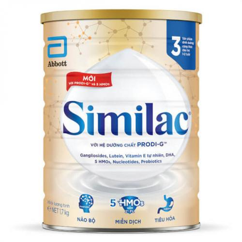 Sữa Bột Similac Số 3 Lon 1.7kg (1-2 Tuổi)