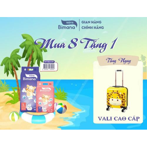 Tã dán Bimana Hàn Quốc size S (4 - 8kg)