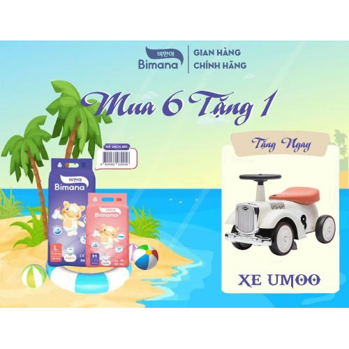 Tã dán Bimana Hàn Quốc size S (4 - 8kg)